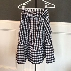 J Crew gingham skirt